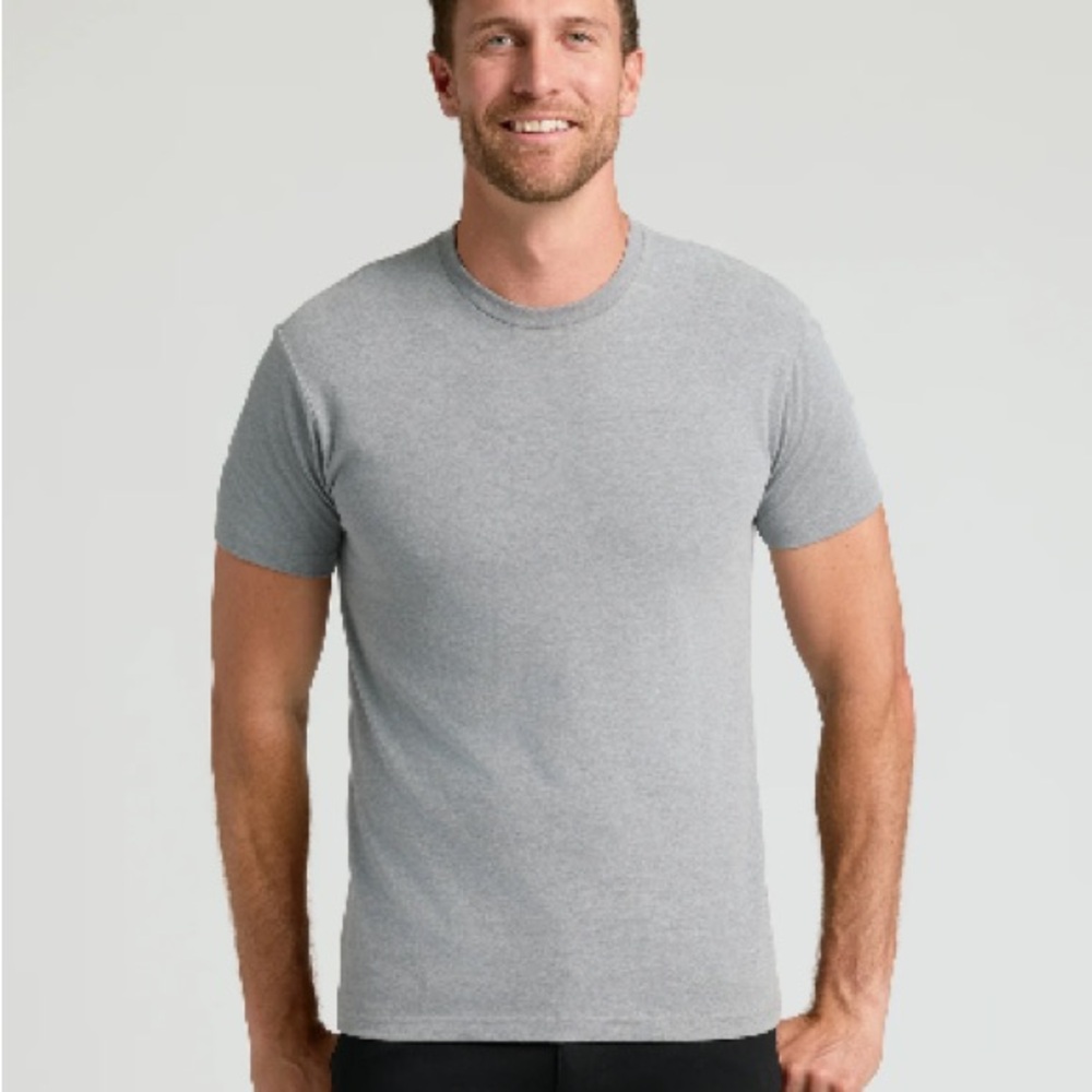 True Classic Gray greatly Short Sleeve Men's Tee NWT